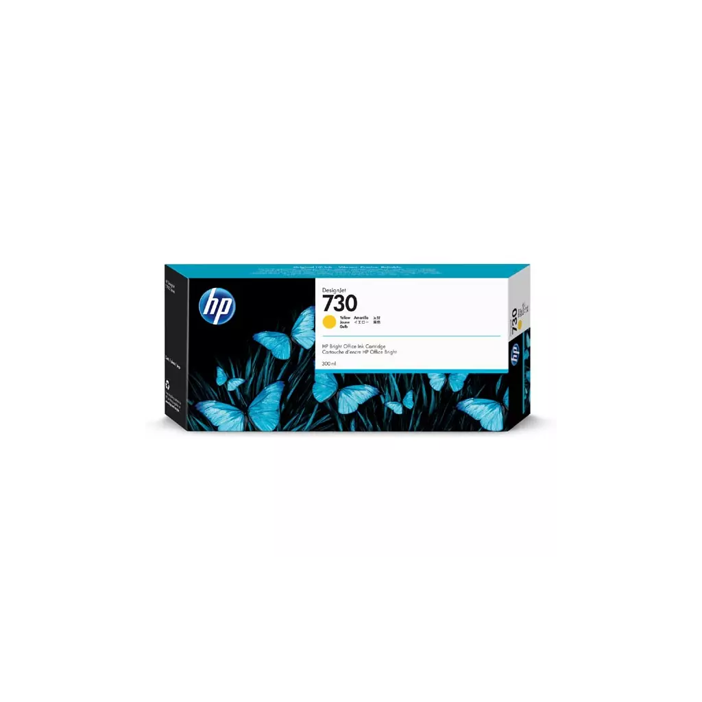 Obrázek produktu HP originální ink P2V70A, HP 730, yellow, 300ml