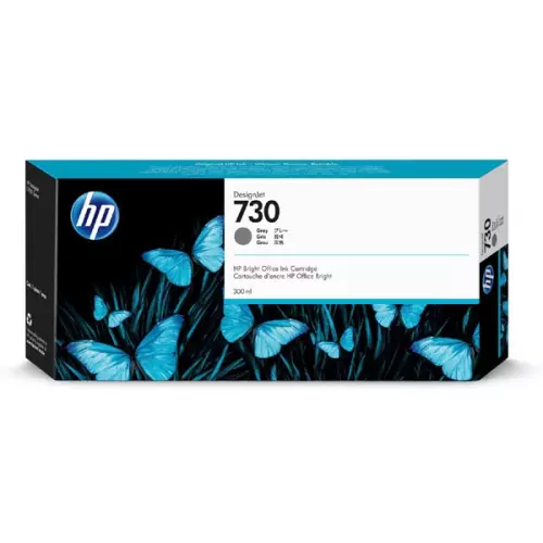 obrázek produktu HP originální ink P2V72A, HP 730, gray, 300ml
