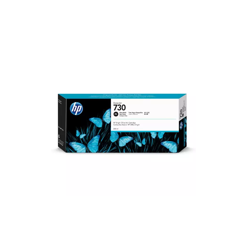 Obrázek produktu HP originální ink P2V73A, HP 730, photo black, 300ml