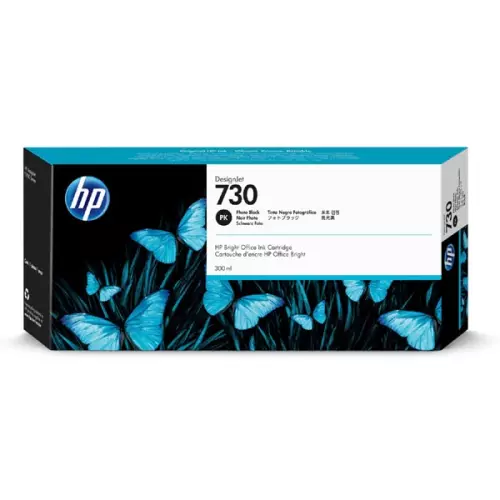 obrázek produktu HP originální ink P2V73A, HP 730, photo black, 300ml