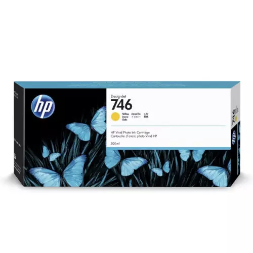 obrázek produktu HP originální ink P2V79A, HP 746, yellow, 300ml