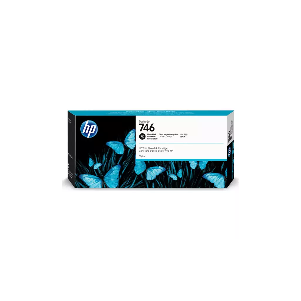 Obrázek produktu HP originální ink P2V82A, HP 746, photo black, 300ml