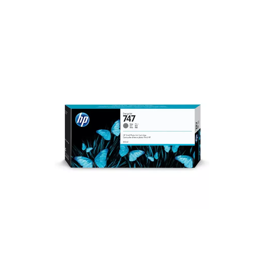 Obrázek produktu HP originální ink P2V86A, HP 747, gray, 300ml
