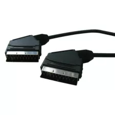 obrázek produktu Video kabel SCART samec - SCART samec, 1m, černá, Logo blistr