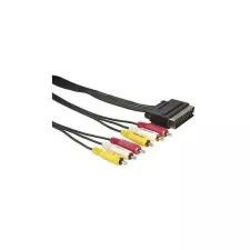 obrázek produktu Video kabel SCART samec - 6x CINCH samec, 5m, černý