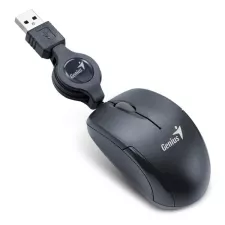 obrázek produktu Myš drátová, Genius Micro Traveler V2, černá, optická, 1200DPI