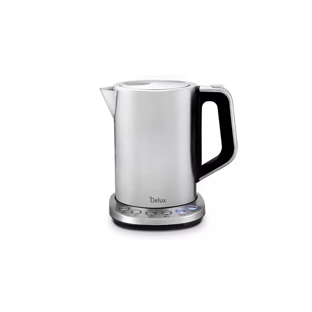 Obrázek produktu Nerezová konvice s regulací teploty Delux, 1 850 - 2 200W, stříbrná, Orava