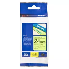 obrázek produktu Brother originální páska do tiskárny štítků, Brother, TZE-C51, černý tisk/žlutý podklad, laminovaná, 5m, 24mm