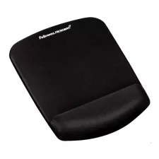 obrázek produktu Podložka pod myš a zápěstí Fellowes PlushTouch, ergonomická, pěnová, černá, 2 cm, Fellowes