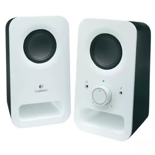 obrázek produktu Logitech reproduktory Z150, 2.0, 3W, bílé, regulace hlasitosti, přenosné, 150Hz-20kHz