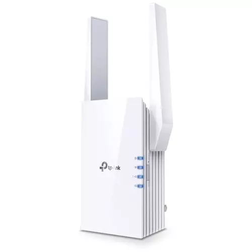 obrázek produktu TP-LINK AP/Extender/Repeater RE705X 2.4GHz a 5GHz, extender, IPv6, 2402Mbps, fixní anténa, 802.11ax, OneMesh Extender, Wifi 6, Bea