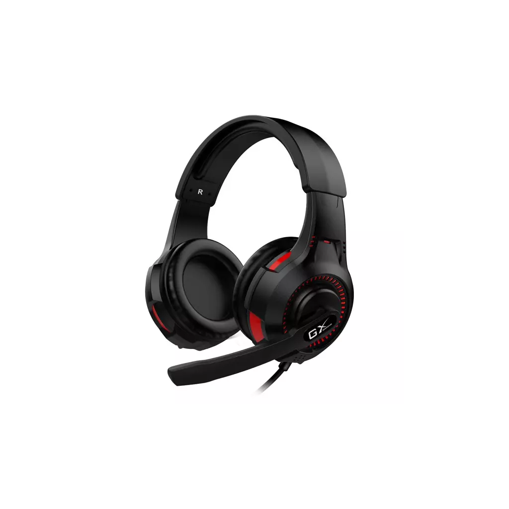 Obrázek produktu Genius HS-G600V, sluchátka s mikrofonem, drátová, černá, 2.0, herní sluchátka, 40 mm měniče typ 2x 3.5 mm jack + USB