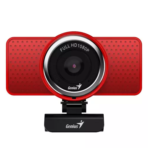 obrázek produktu Genius Full HD Webkamera ECam 8000, 1920x1080, USB 2.0, červená, Windows 7 a vyšší, FULL HD, 30 FPS