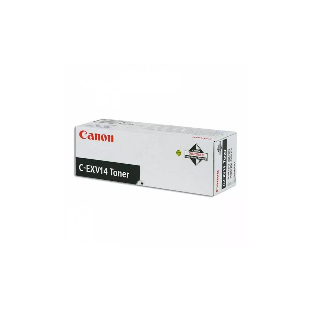 Obrázek produktu Canon originální toner C-EXV14 BK, 0384B006, black, 8300str., 1ks v balení, 460g