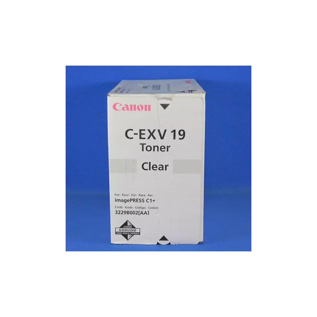 Obrázek produktu Canon originální toner C-EXV19 BK, 3229B002, clear, 31500str.