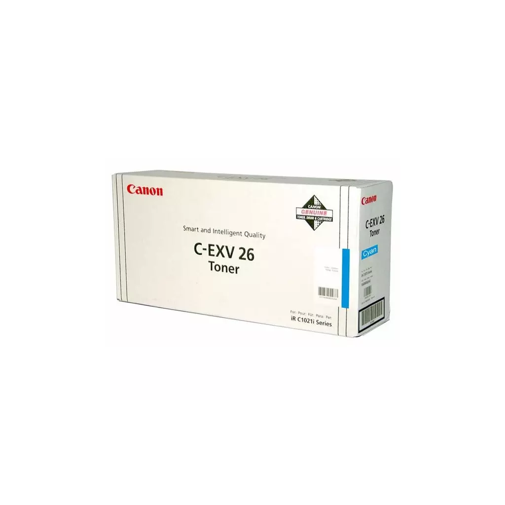 Obrázek produktu Canon originální toner C-EXV26 C, 1659B006, 1659B011, cyan, 6000str.