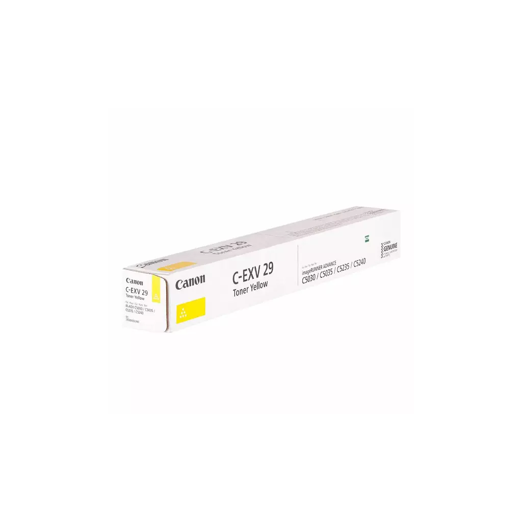 Obrázek produktu Canon originální toner C-EXV29 Y, 2802B002, yellow, 27000str.