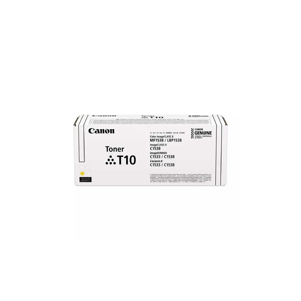 Obrázek produktu Canon originální toner T10 Y, 4563C001, yellow, 10000str., high capacity
