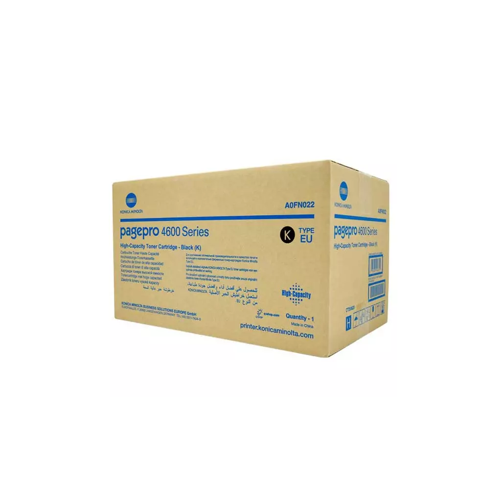 Obrázek produktu Konica Minolta originální toner A0FN022, black, 18000str., high capacity