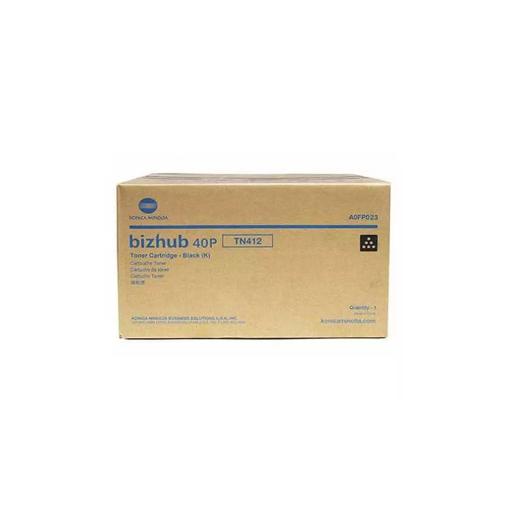 Obrázek produktu Konica Minolta originální toner A0FP023, TN-412, black, 19000str.