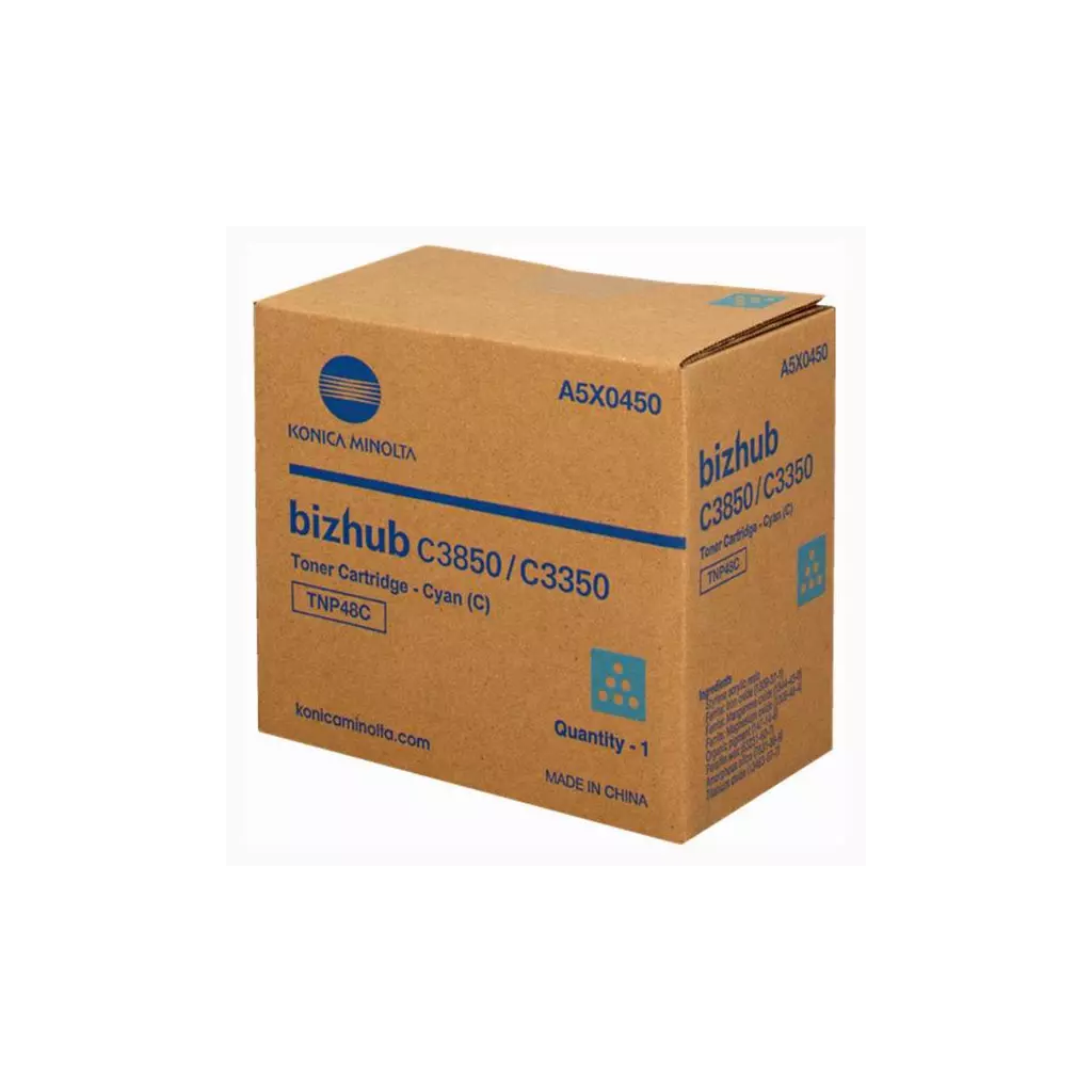 Obrázek produktu Konica Minolta originální toner A5X0450, TNP48C, cyan, 10000str.