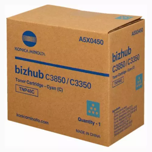 obrázek produktu Konica Minolta originální toner A5X0450, TNP48C, cyan, 10000str.