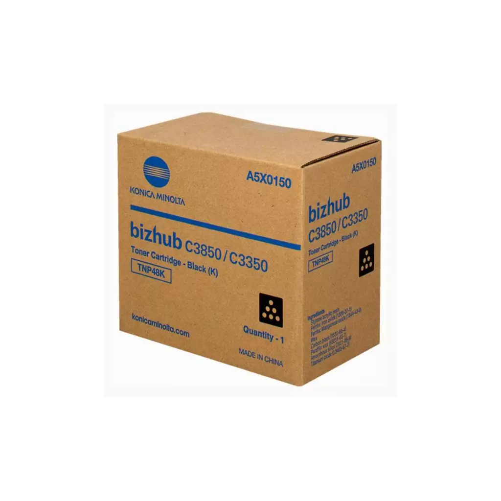 Obrázek produktu Konica Minolta originální toner A5X0150, TNP48K, black, 10000str.