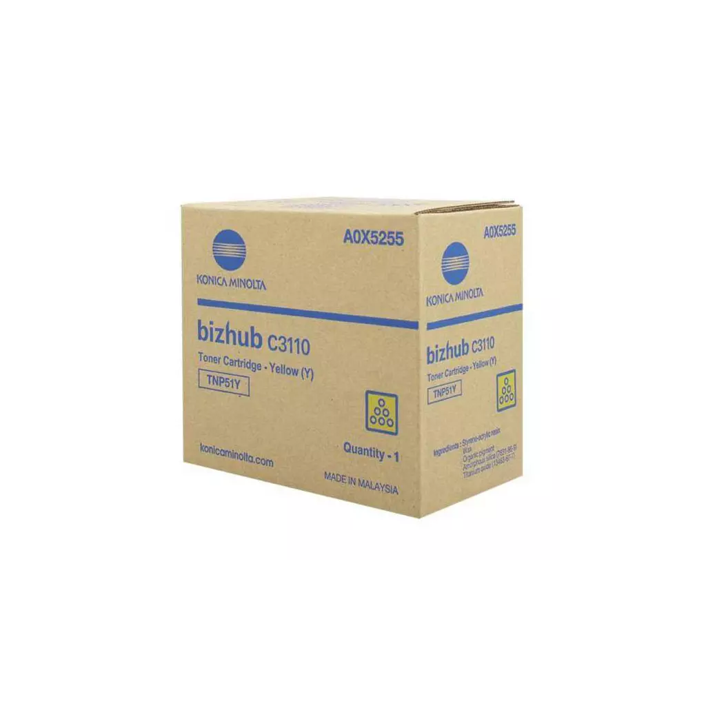 Obrázek produktu Konica Minolta originální toner A0X5255, TNP-51Y, yellow, 5000str.