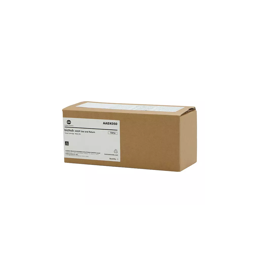 Obrázek produktu Konica Minolta originální toner AADX050, TNP-54, black, 25000str., return