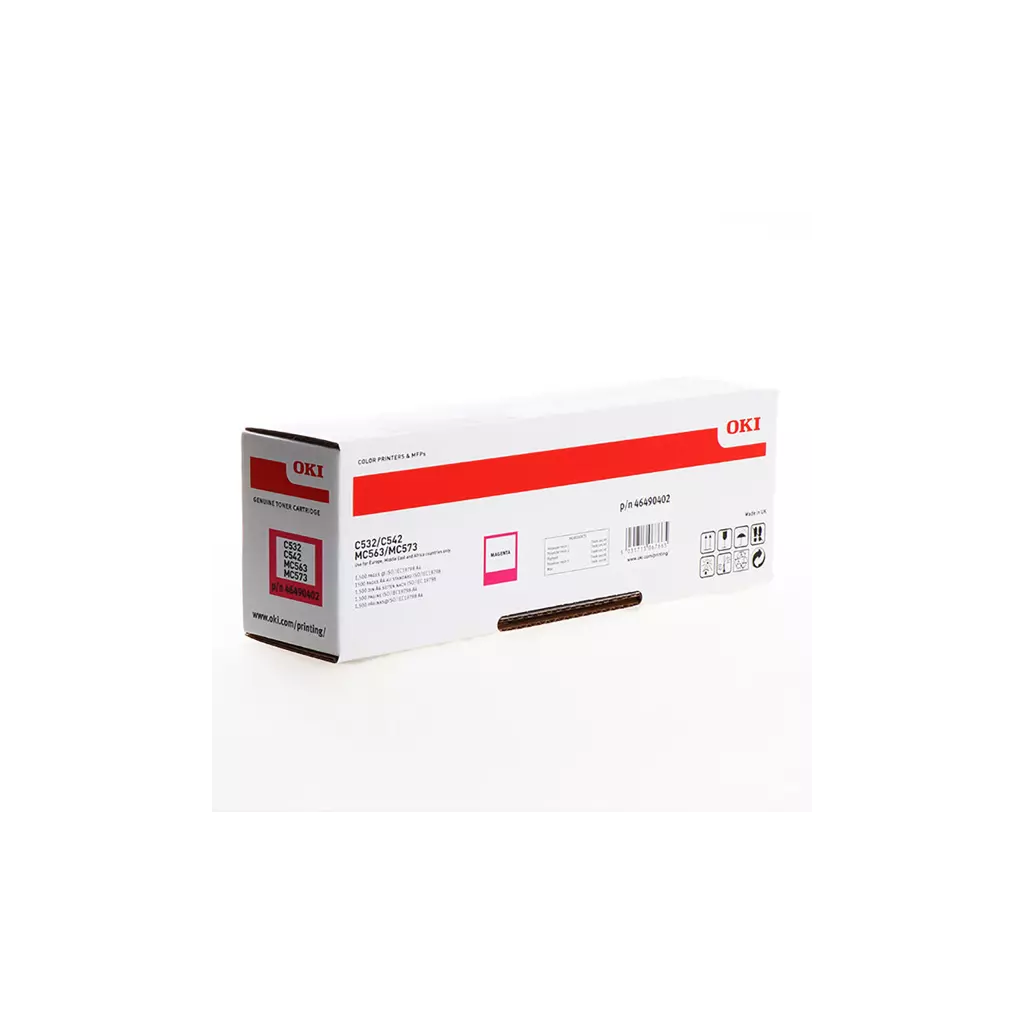 Obrázek produktu OKI originální toner 46490402, magenta, 1500str.