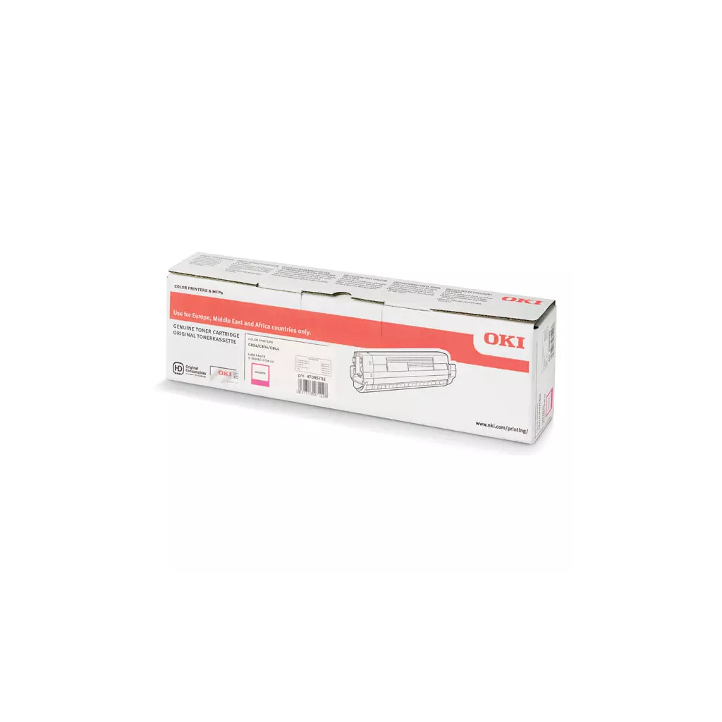 Obrázek produktu OKI originální toner 47095702, magenta, 5000str.