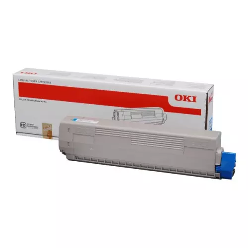 obrázek produktu OKI originální toner 44844507, cyan, 10000str.