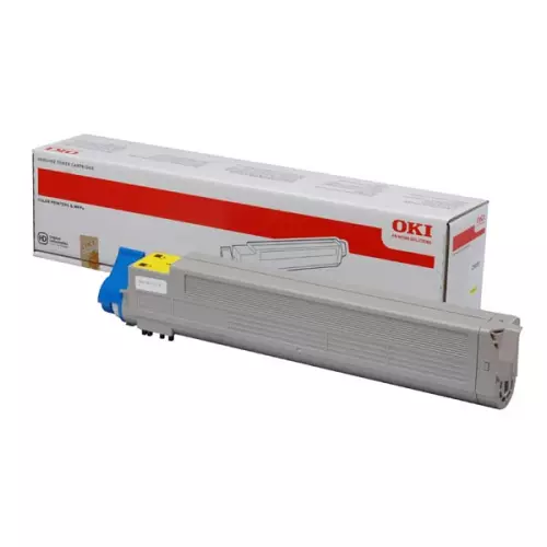 obrázek produktu OKI originální toner 43837129, yellow, 22000str.