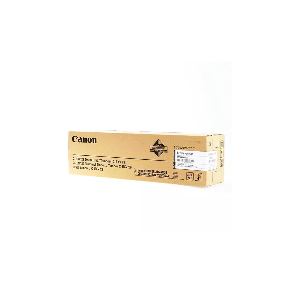 Obrázek produktu Canon originální válec C-EXV29 BK, 2778B003, black, 169000str.