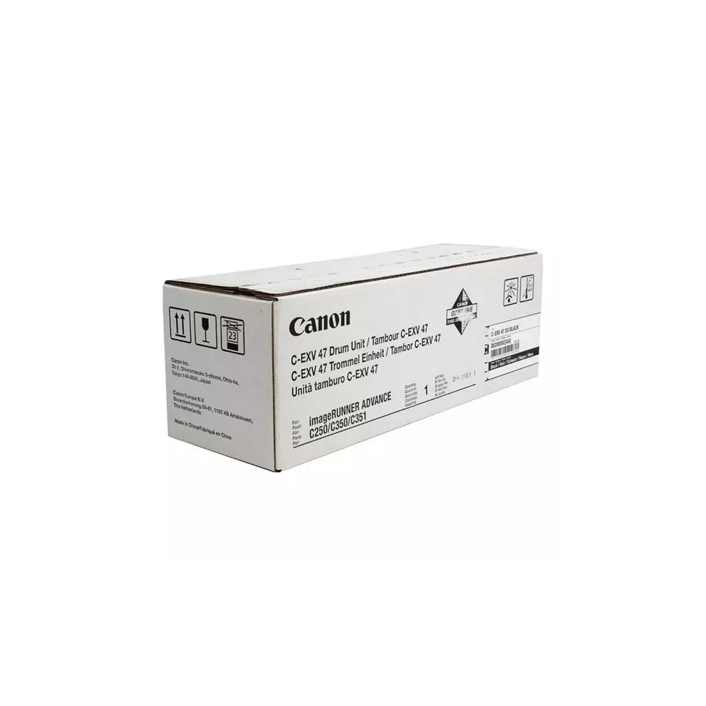 Obrázek produktu Canon originální válec C-EXV47 BK, 8520B002, black, 39000str.