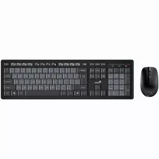 obrázek produktu Genius Smart KM-8200, sada klávesnice s bezdrátovou optickou myší, CZ/SK, klasická, černo-šedá