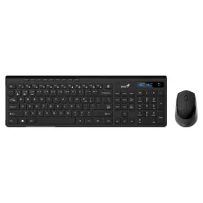 obrázek produktu Genius SlimStar 8230, sada klávesnice s bezdrátovou optickou myší, 1x AA, 1x AA, CZ/SK, klasická, Dual-Mode typ bezdrátová, černá,