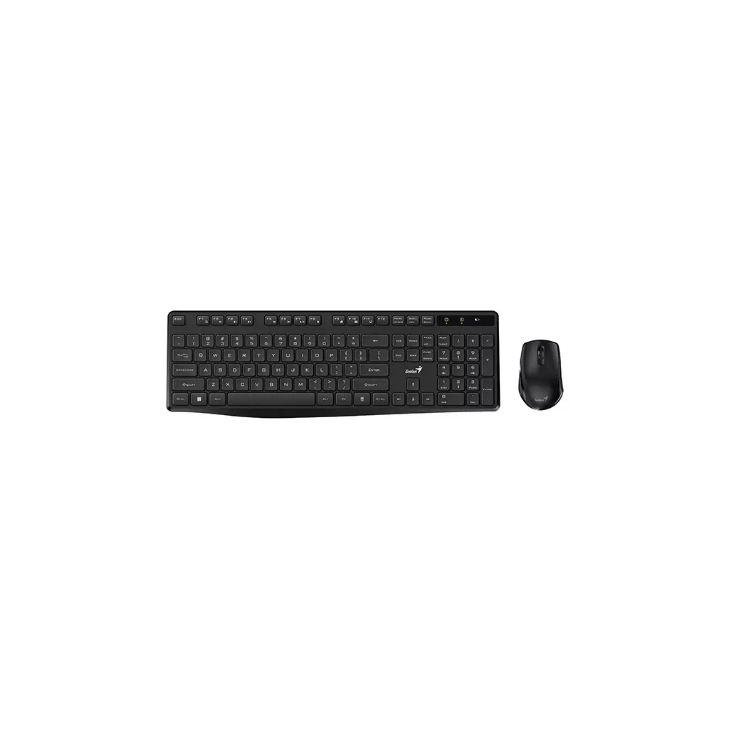 Obrázek produktu Genius KM-8206S, sada klávesnice CZ/SK, klasická, 2.4 [Ghz], bezdrátová, černá, ne, DOPRODEJ