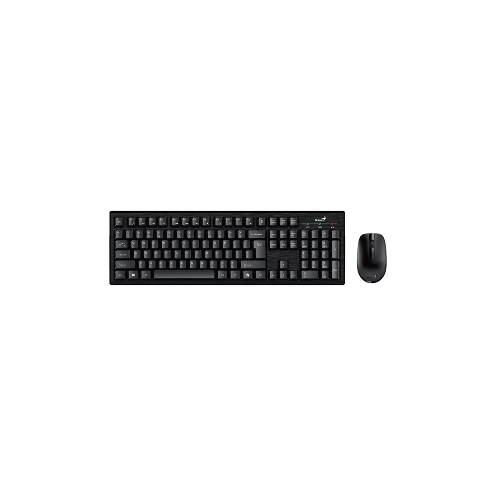 Obrázek produktu Genius KM-8101 COPILOT, sada klávesnice s bezdrátovou optickou myší, 1x AAA, 1x AA, CZ/SK, multimediální, nízkoprofilová typ bezdr