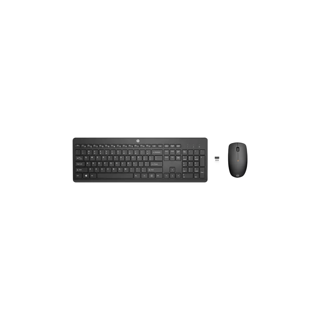 Obrázek produktu HP Wireless Keyboard & Mouse, sada klávesnice s bezdrátovou optickou myší, AAA, CZ/SK, multimediální, USB-A Dongle typ 2.4 [GHz], 