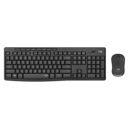 obrázek produktu Logitech MK295, sada klávesnice s bezdrátovou optickou myší, AAA, CZ, multimediální, 2.4 [GHz], bezdrátová, šedá, SilentTouch