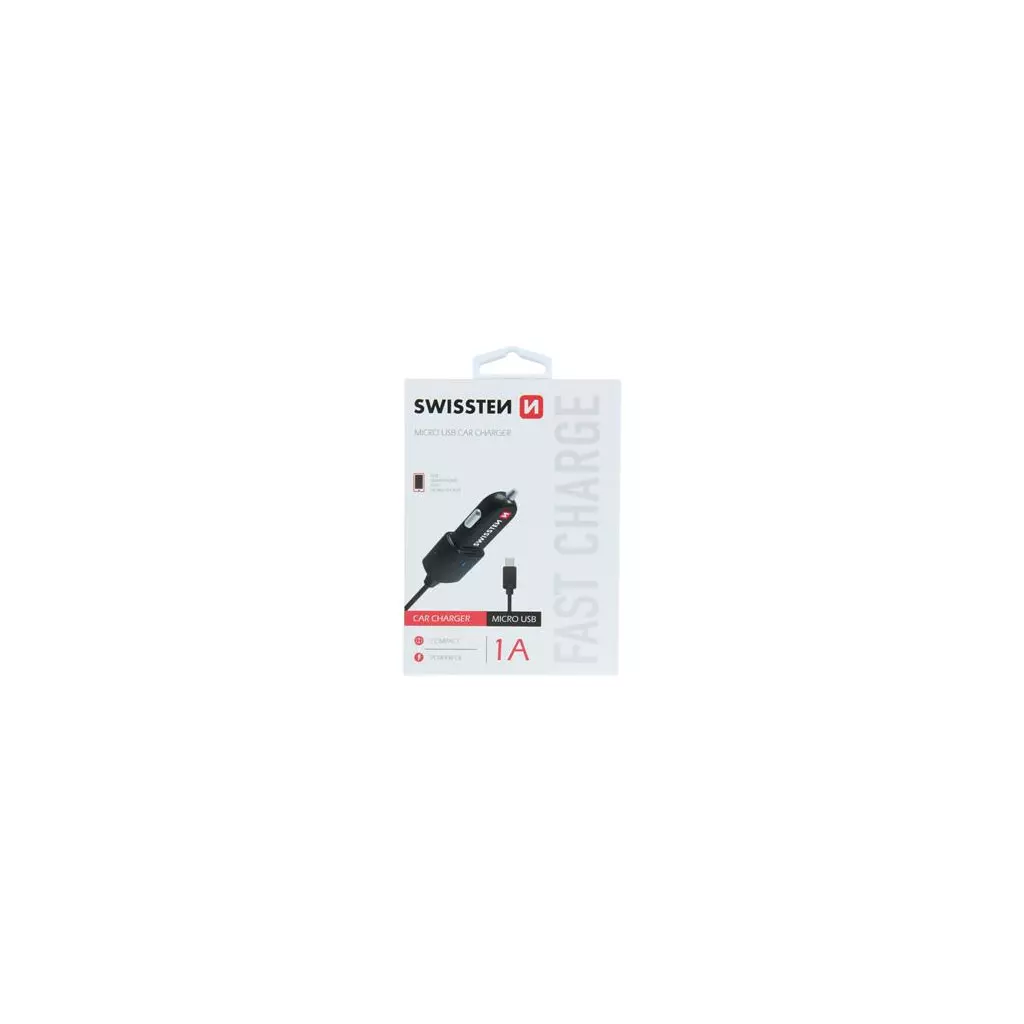 Obrázek produktu SWISSTEN CL AUTONABÍJEČKA MICRO USB 1A POWER