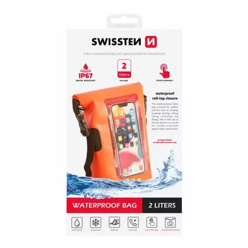 obrázek produktu VODOTĚSNÉ POUZDRO SWISSTEN WATERPROOF ORANŽOVÉ(2L)