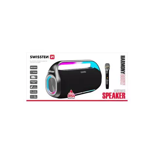 obrázek produktu SWISSTEN BLUETOOTH REPRODUKTOR HARMONY 300W ČERNÝ