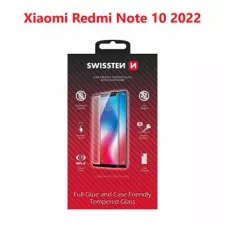 obrázek produktu SKLO SWISSTEN FULL GLUE, COLOR FRAME, CASE FRIENDLY PRO XIAOMI REDMI 10 2022 ČERNÉ