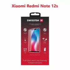 obrázek produktu SKLO SWISSTEN FULL GLUE, COLOR FRAME, CASE FRIENDLY PRO XIAOMI REDMI NOTE 12s ČERNÉ