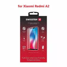 obrázek produktu SKLO SWISSTEN FULL GLUE, COLOR FRAME, CASE FRIENDLY PRO XIAOMI REDMI A2 ČERNÉ