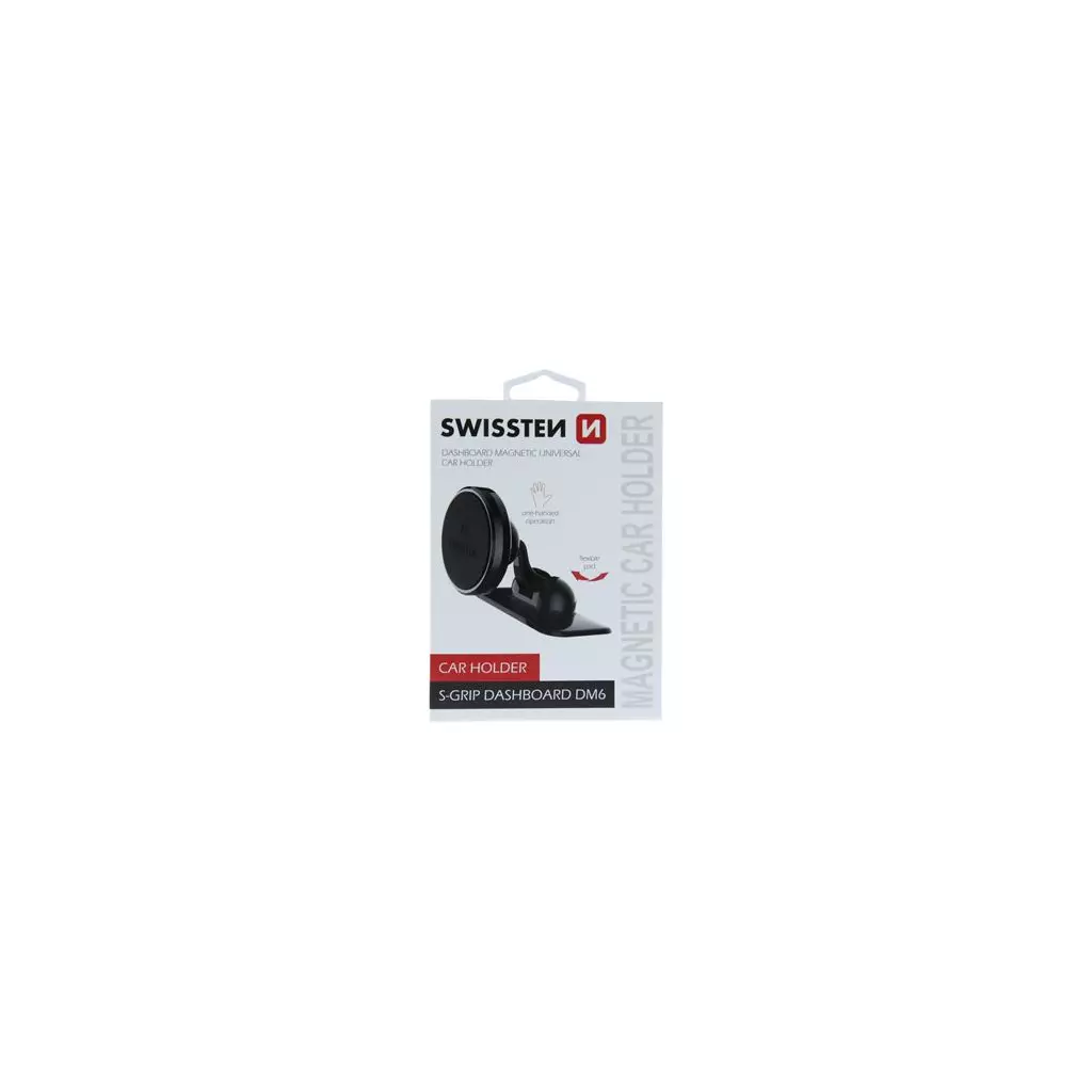 Obrázek produktu MAGNETICKÝ DRŽÁK DO AUTA SWISSTEN S-GRIP DASHBOARD DM6