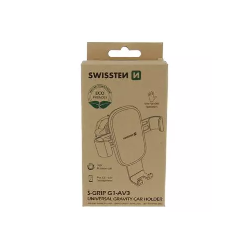 obrázek produktu GRAVITY DRŽÁK DO VENTILACE AUTA SWISSTEN S-GRIP G1-AV3 (ECO BALENÍ)