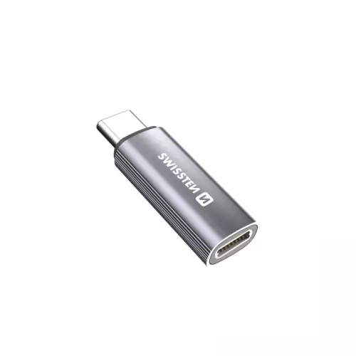 obrázek produktu NABÍJECÍ ADAPTÉR SWISSTEN USB-C (samec) / LIGHTNING (samice) STŘÍBRNÝ